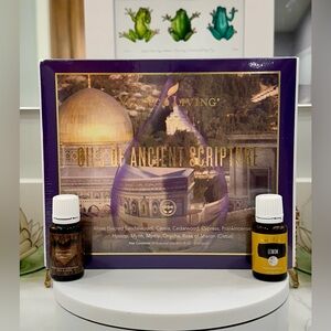 NIB Ancient Scripture Oils, Young Living + 2 Bonus: Lemon Oil & Red Cedar Bliss